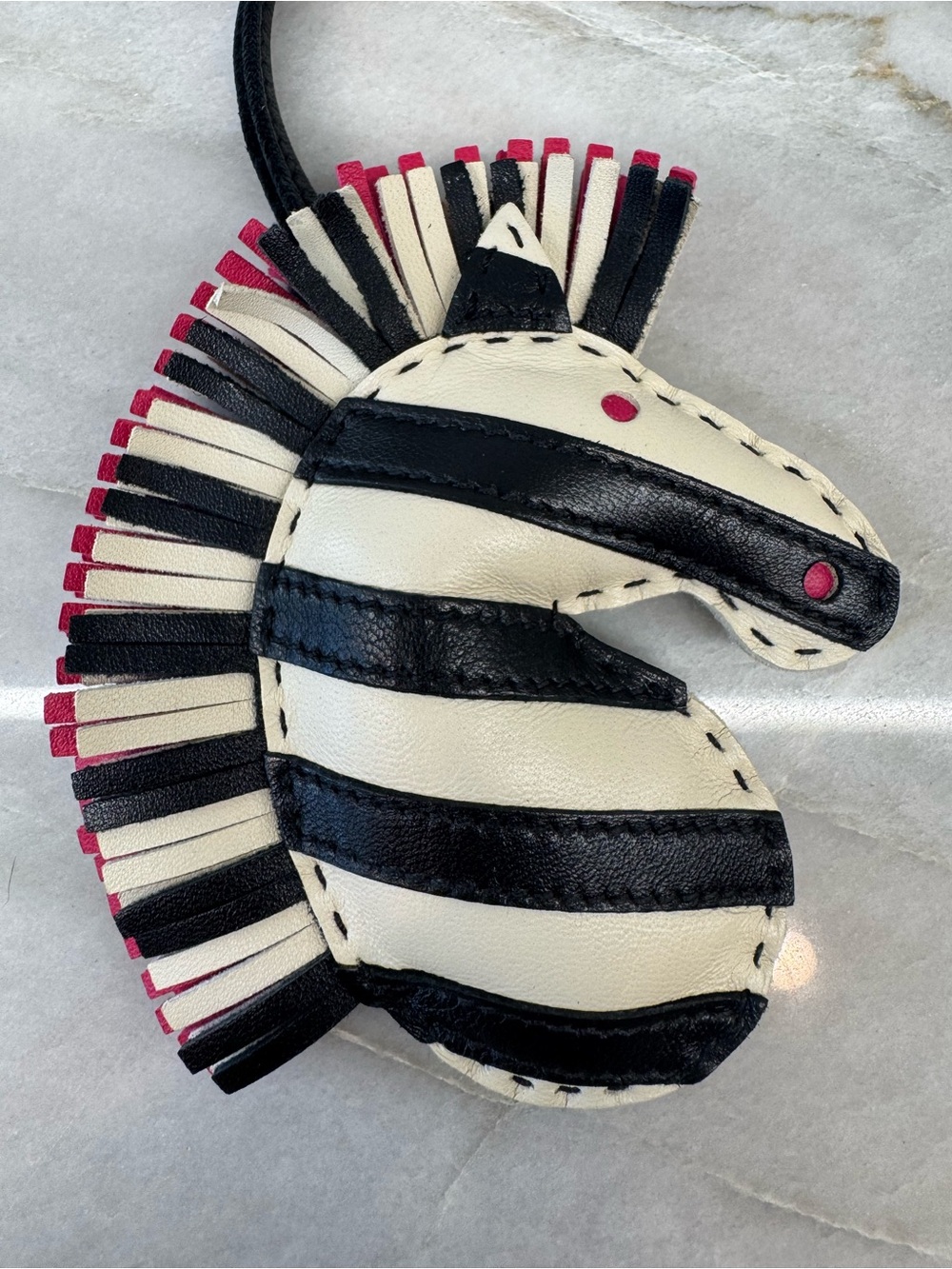 Hermès Milo Geegee Savannah Zebra Bag Charm - Picture 4 of 9